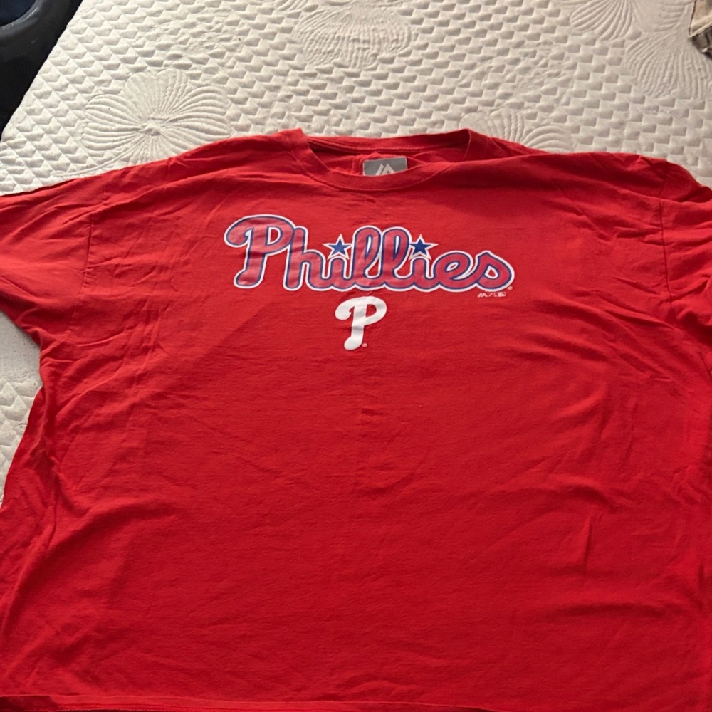 Phillies Red Short Sleeve Tee